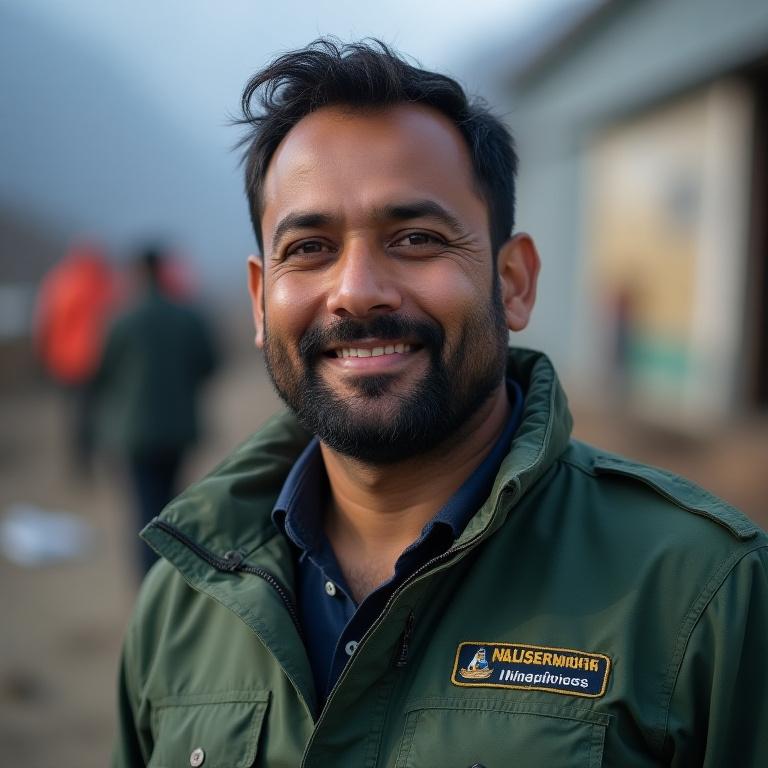 Portrait of Vikram Singh, Logistics Coordinator